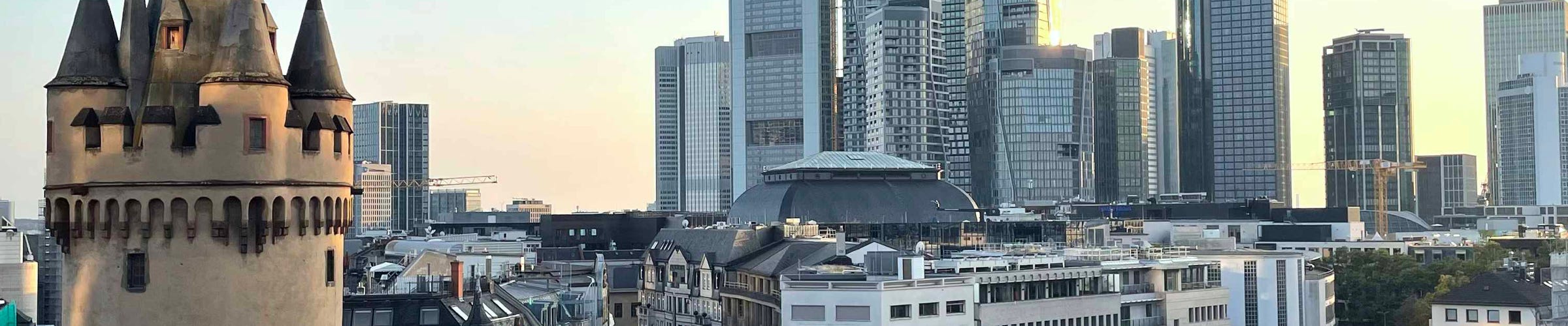 Wolkenkratzer-Fuehrung in Frankfurt am Main